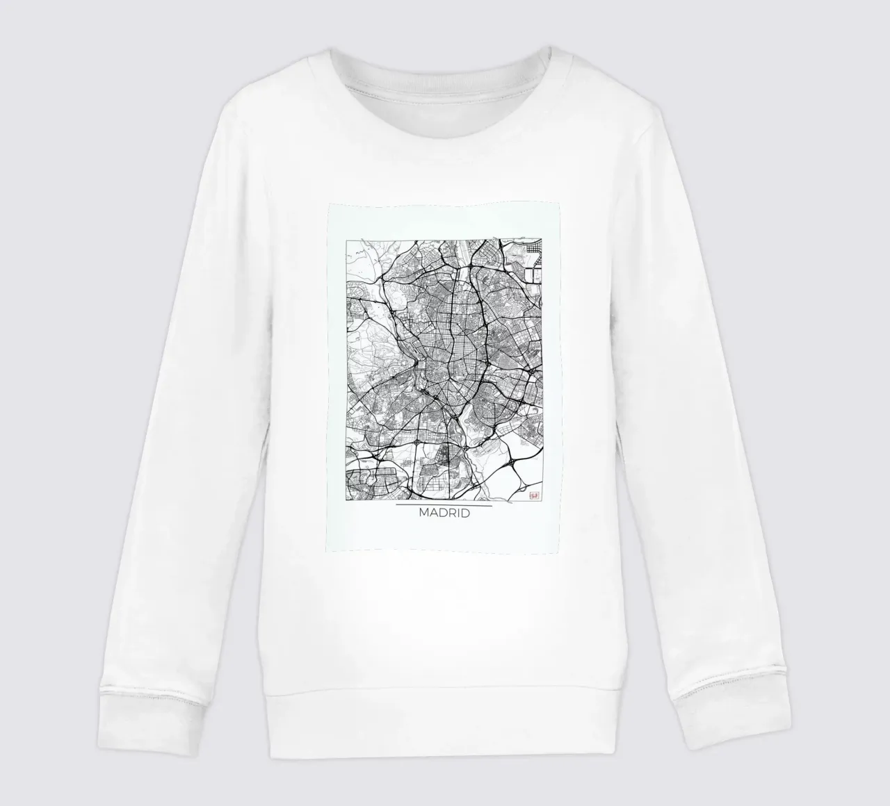 Madrid Minimal felpa bambino da Hubert Roguski