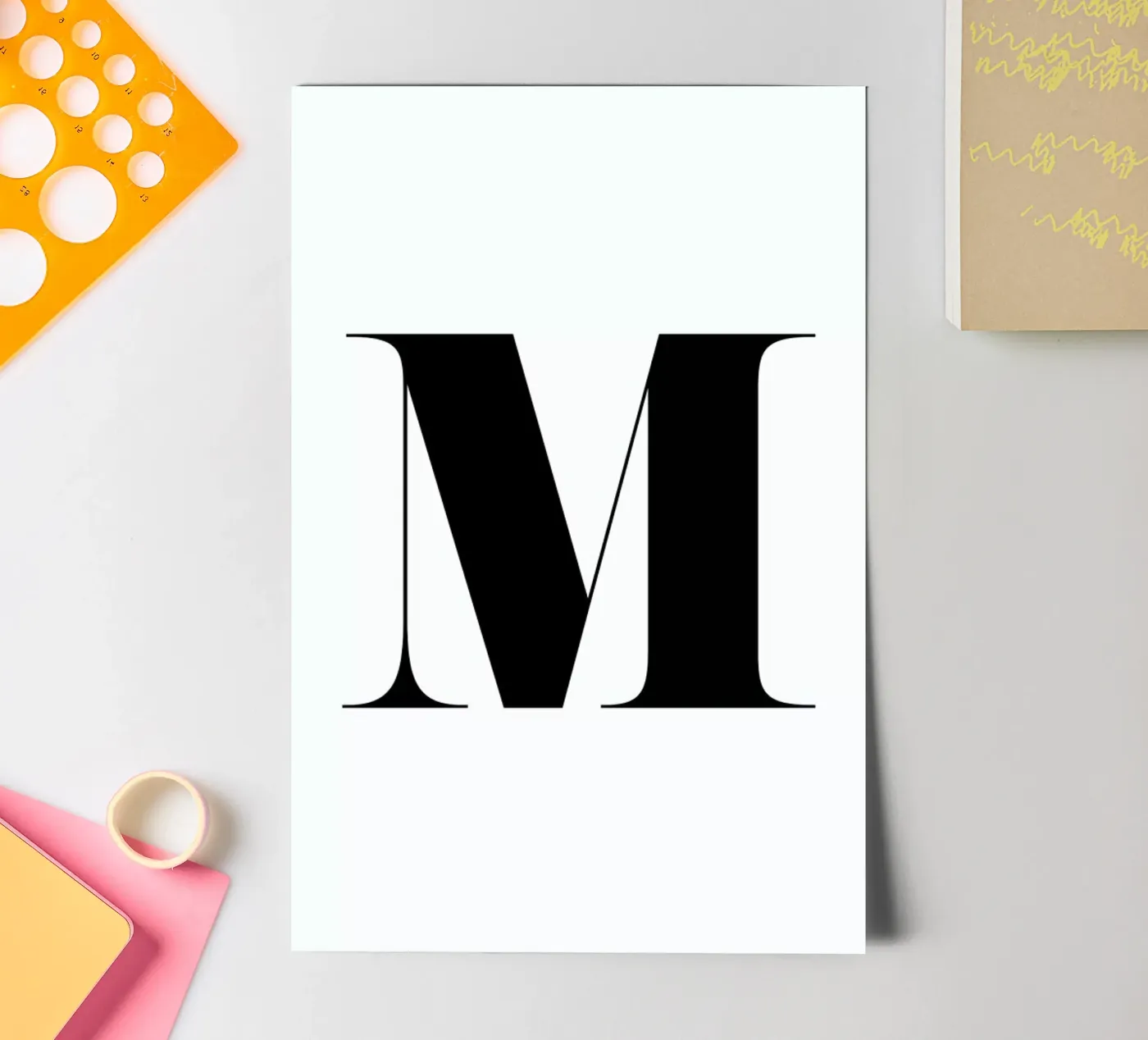 M sticker sheet by Mottos by Sinan Saydik