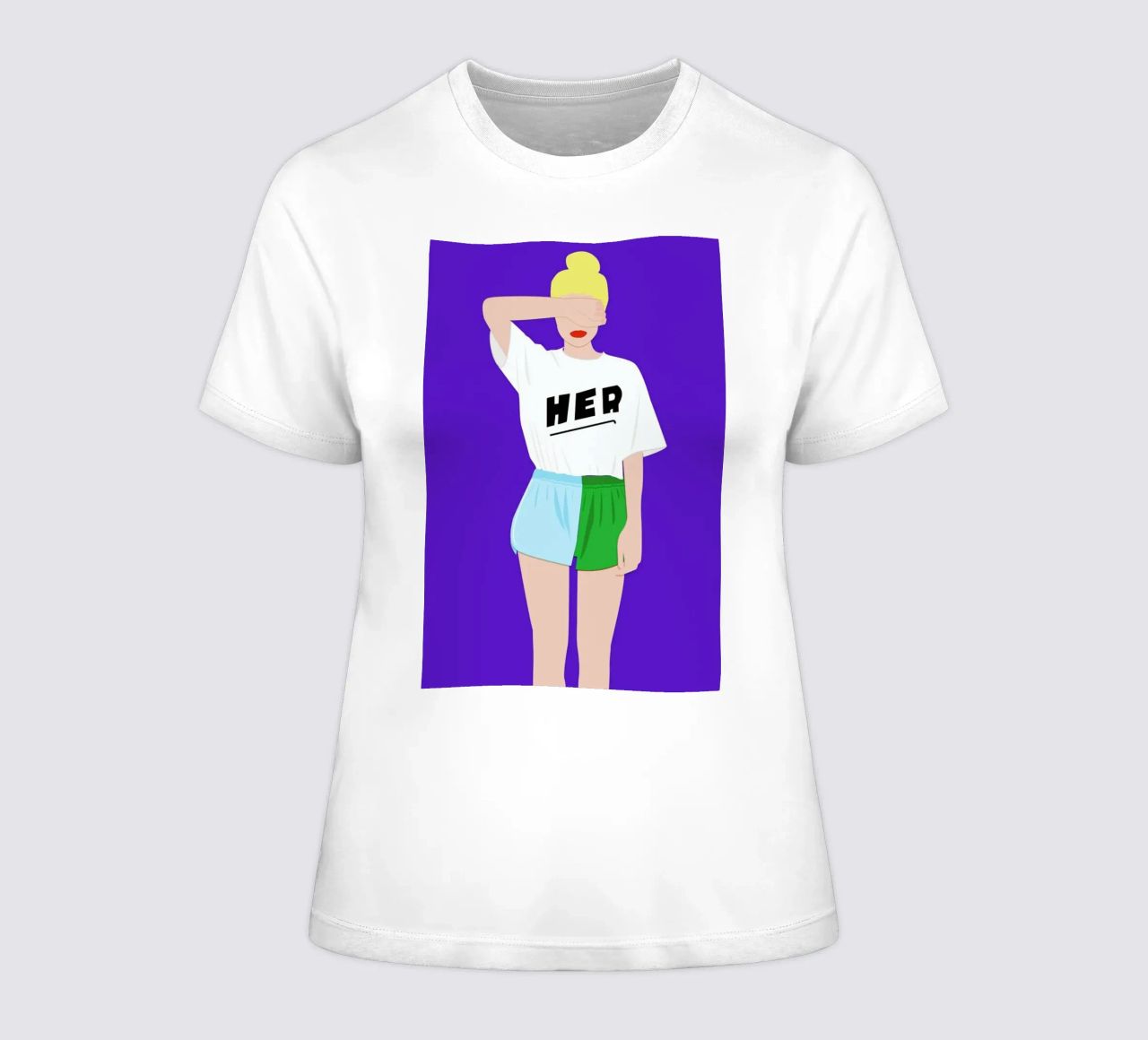 Her II Frauen T-Shirt von Céleste Wallaert