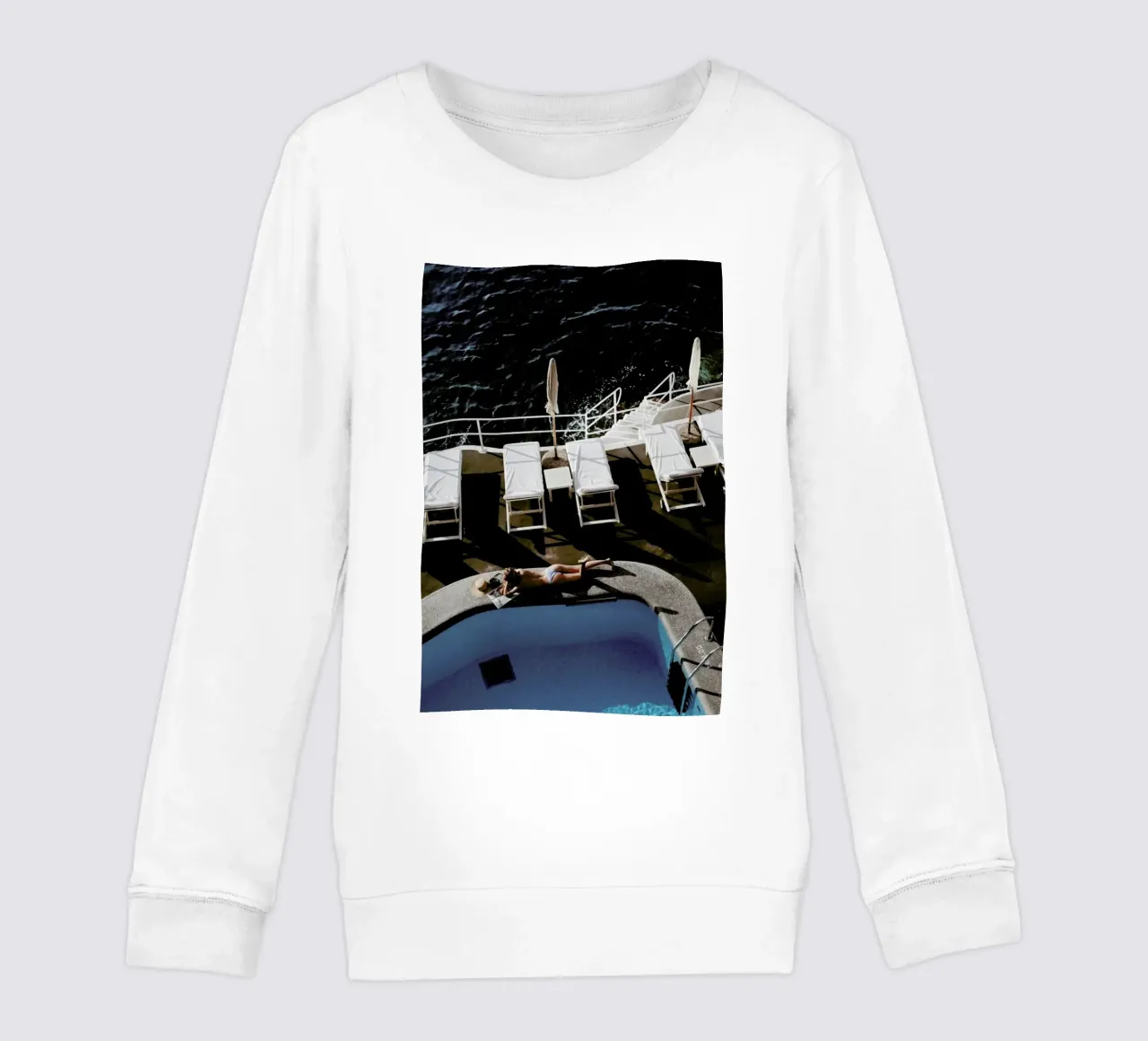 Swimming Pool kids sweatshirt by NET Talents GmbH