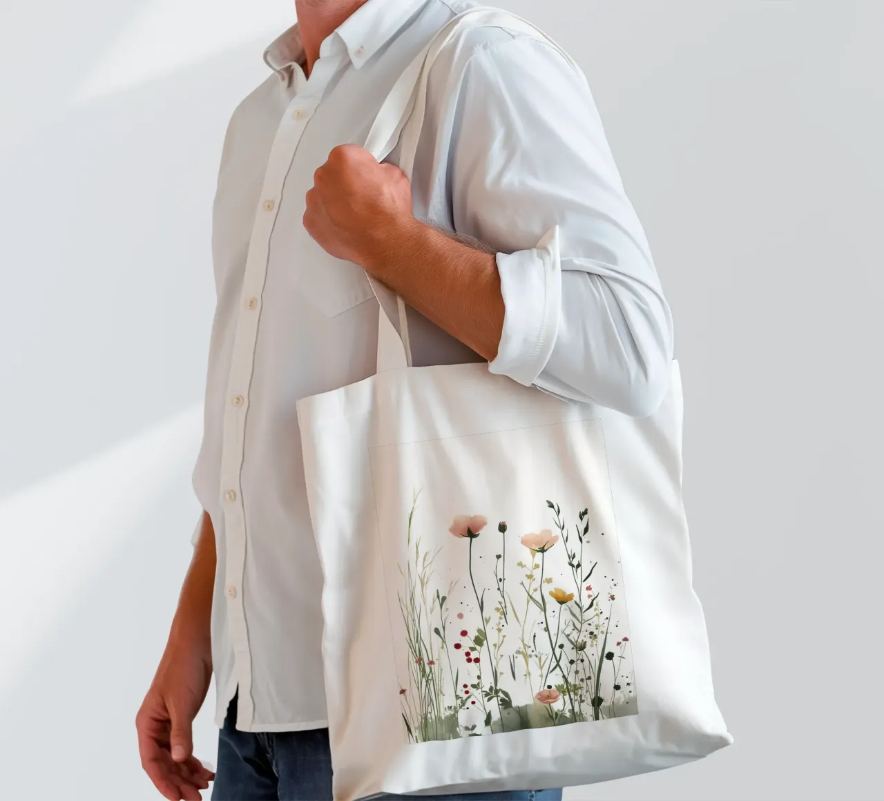 Soft Meadow borsa in juta da KidzStudio