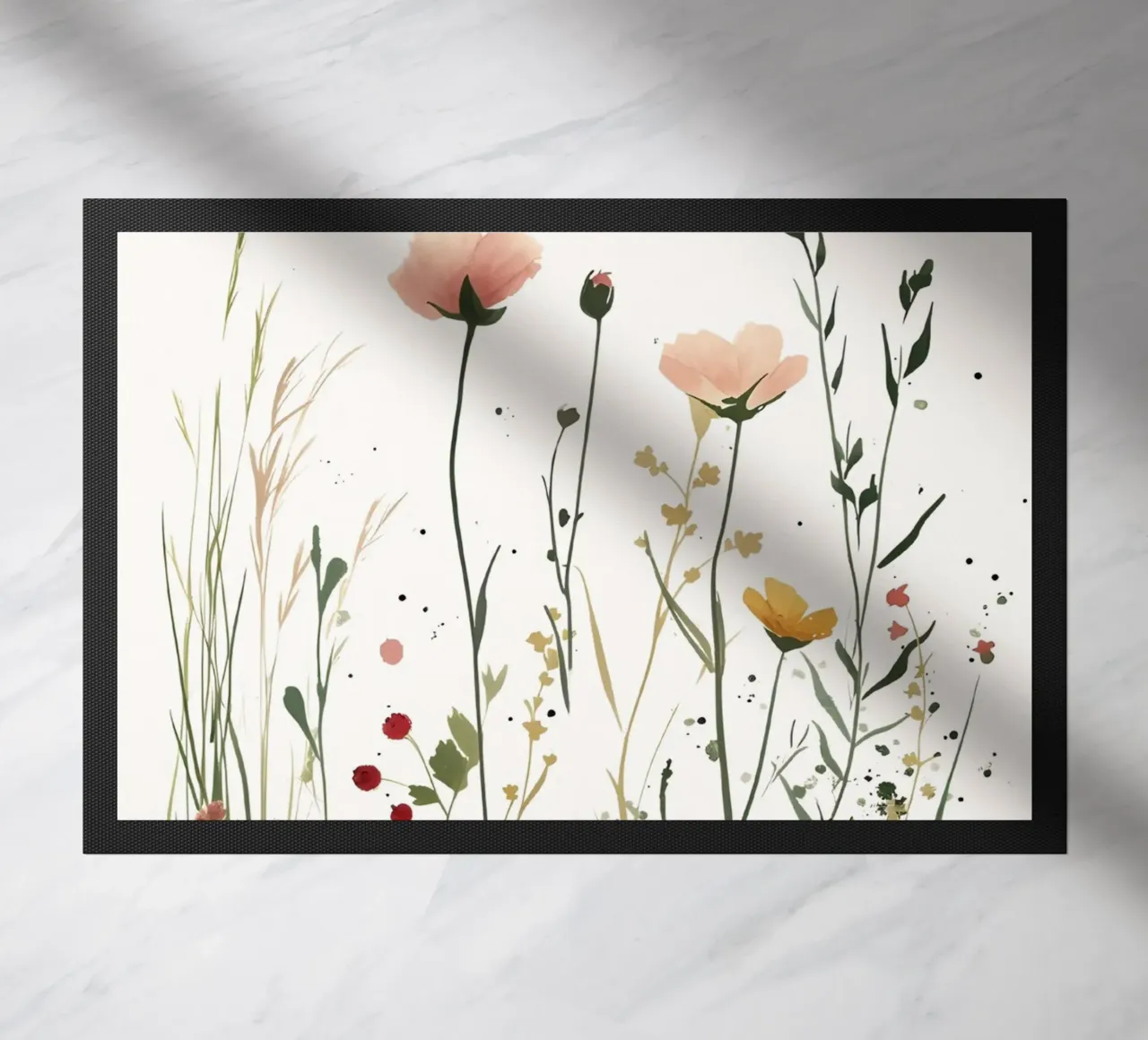 Soft Meadow doormat by KidzStudio