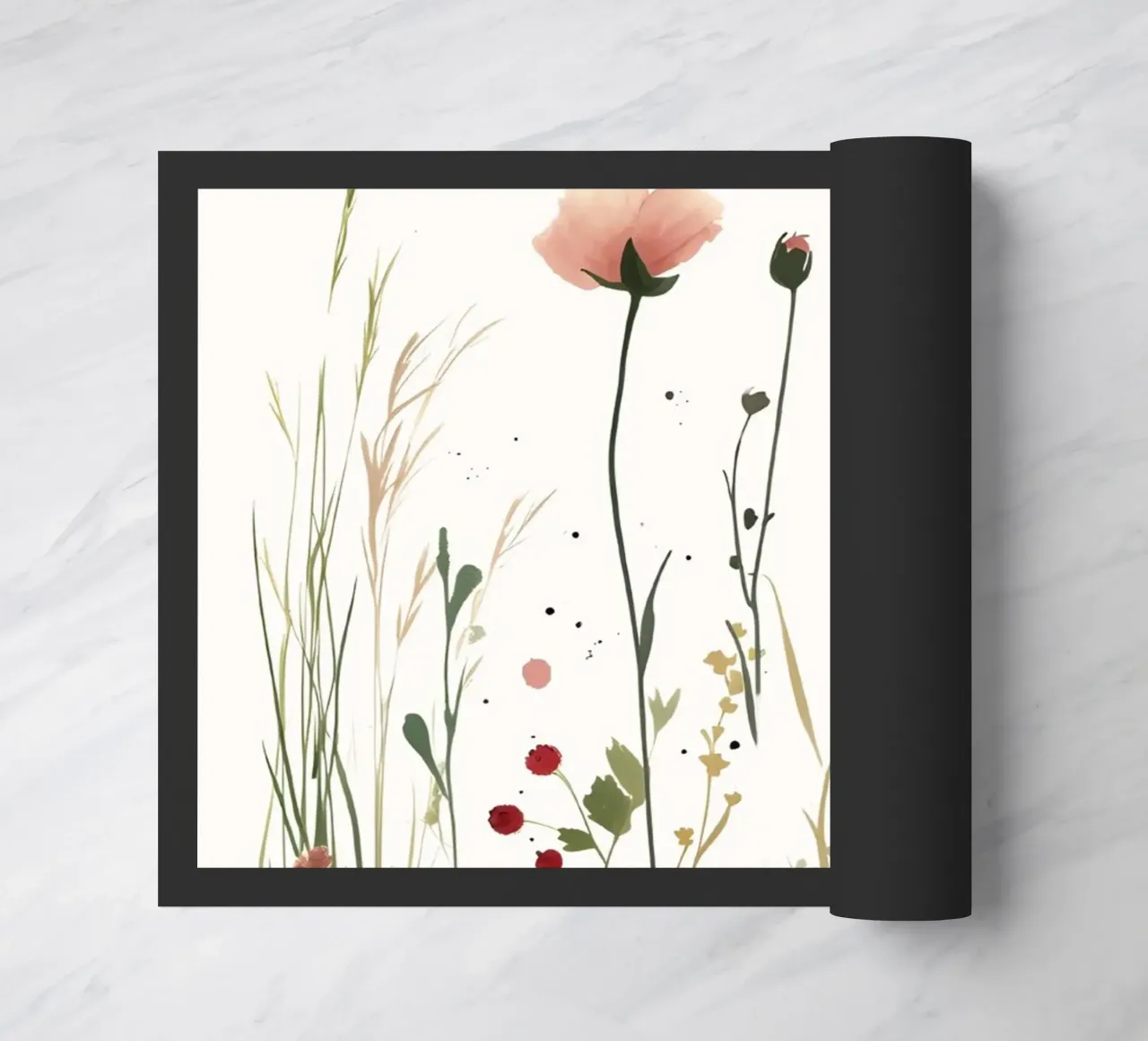 Soft Meadow doormat by KidzStudio