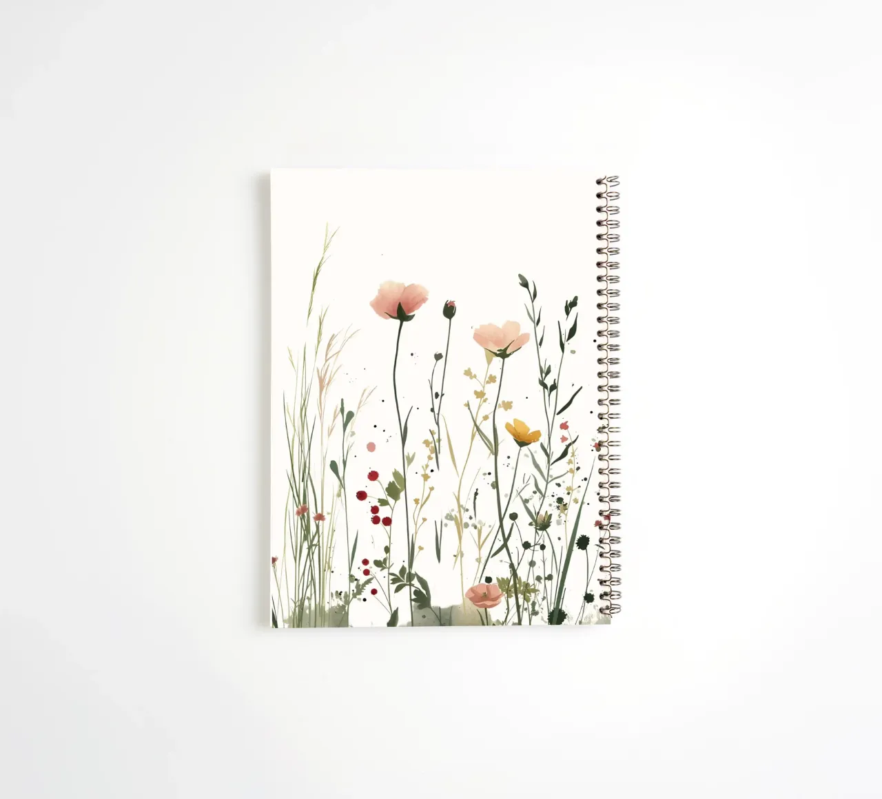 Soft Meadow spiral notebook by KidzStudio