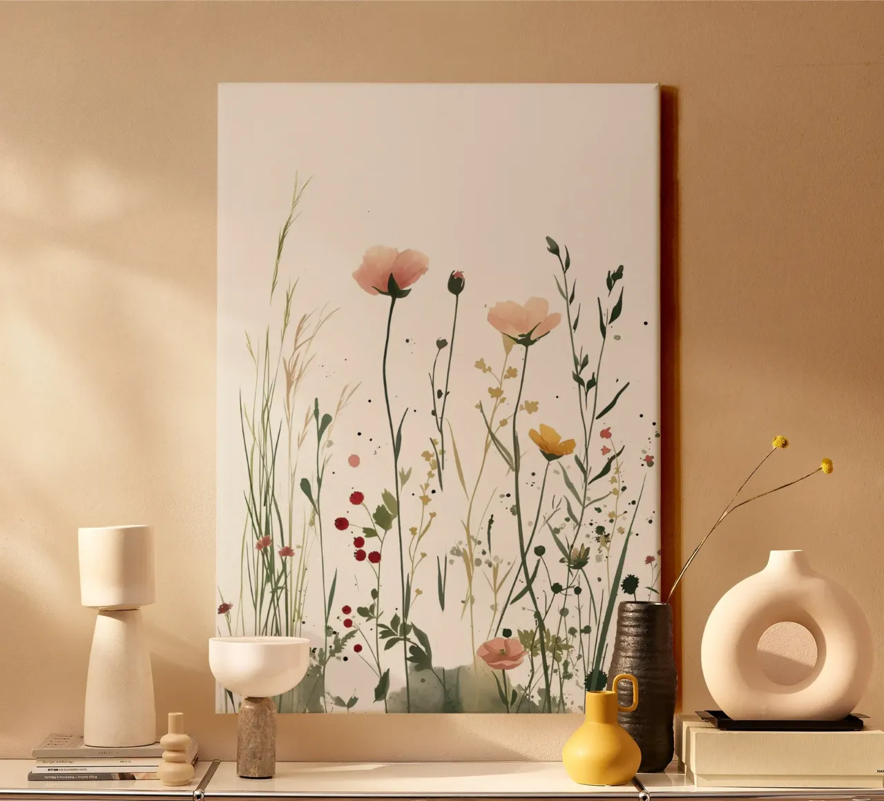 Soft Meadow tela con Cornice a cassetta da KidzStudio