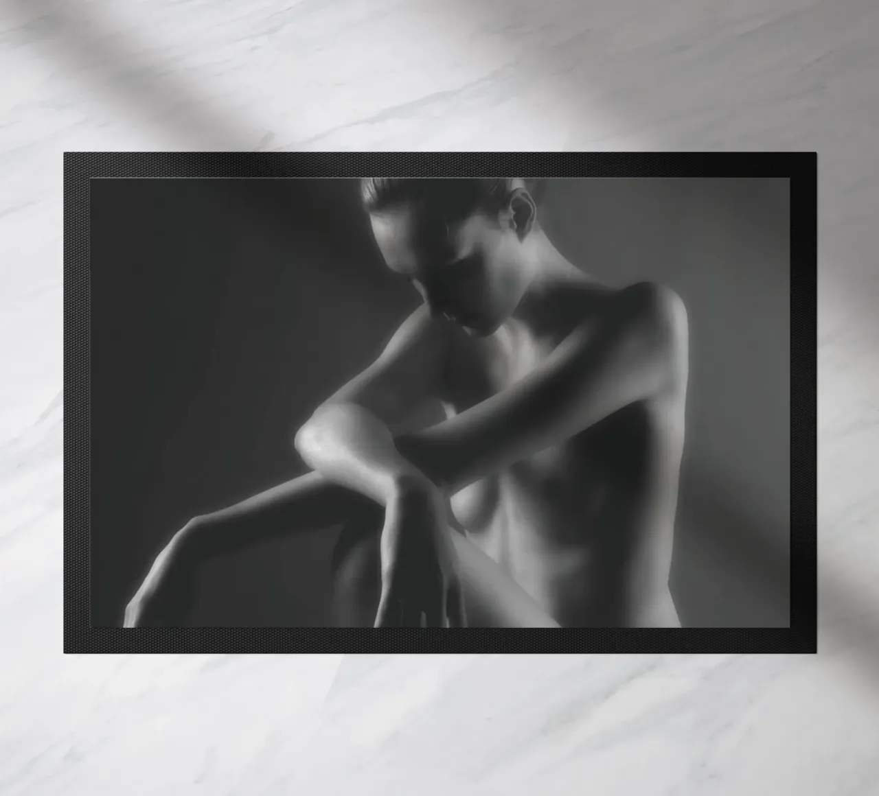 Crouching Nude zerbino da Dave Hare Photography