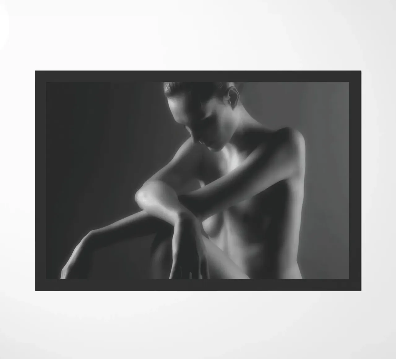 Crouching Nude zerbino da Dave Hare Photography