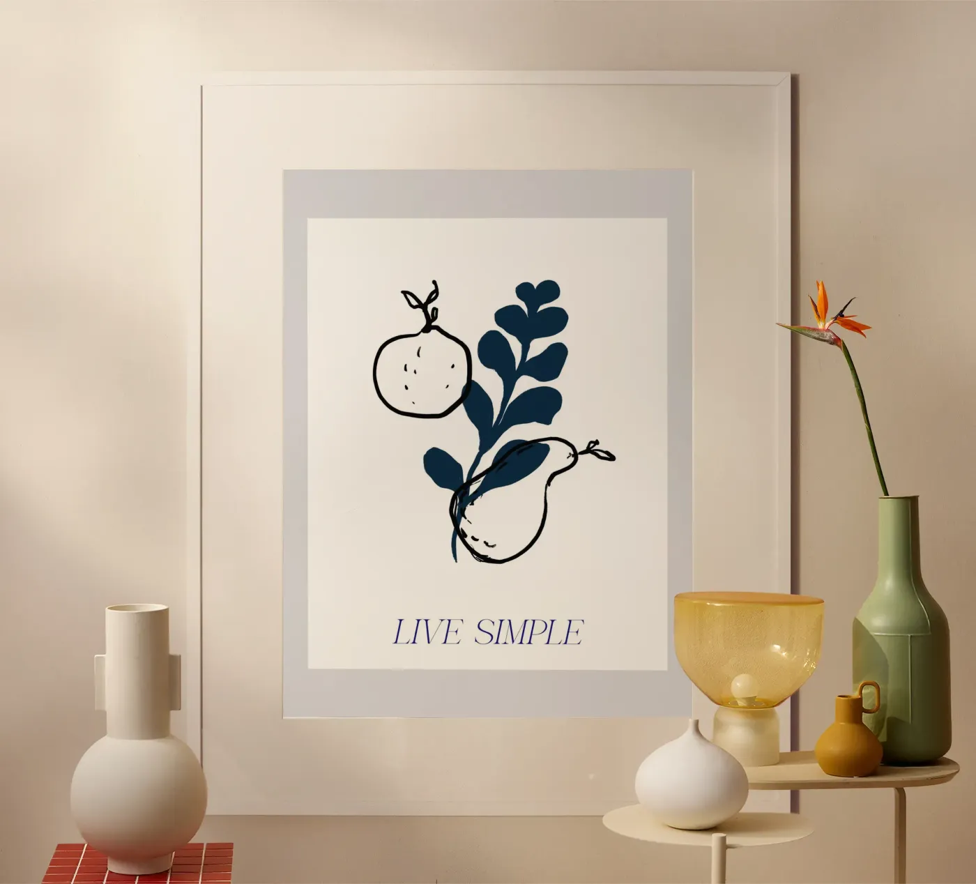 Live Simple No 01 poster da treechild