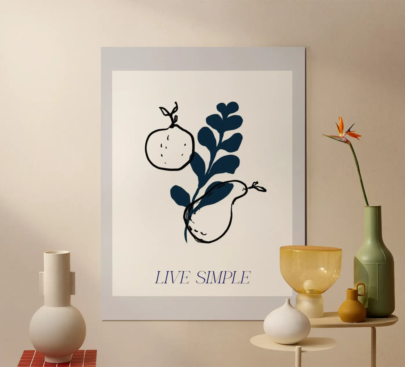 Live Simple No 01 poster da treechild