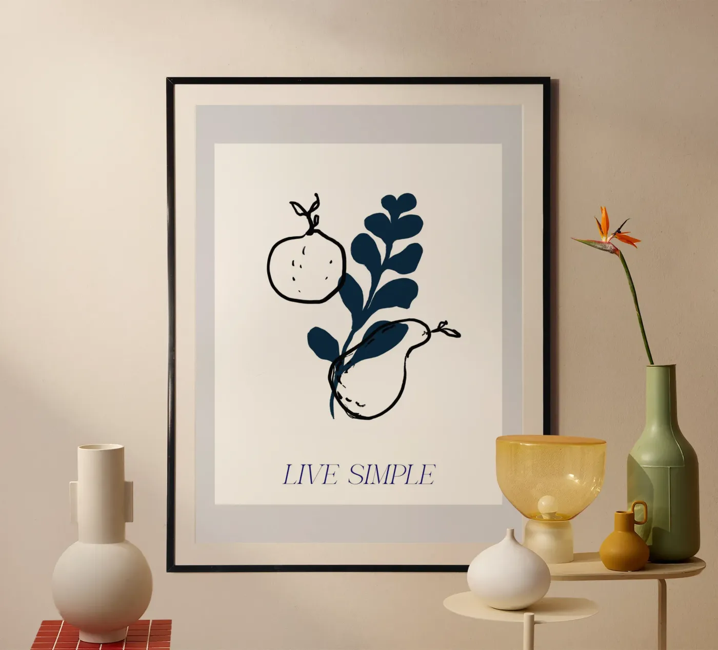 Live Simple No 01 poster da treechild