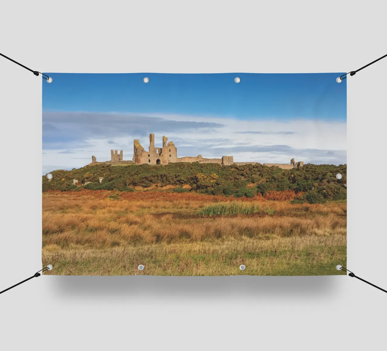 Dunstanburgh Castle telo in pvc da Dave Hare Photography