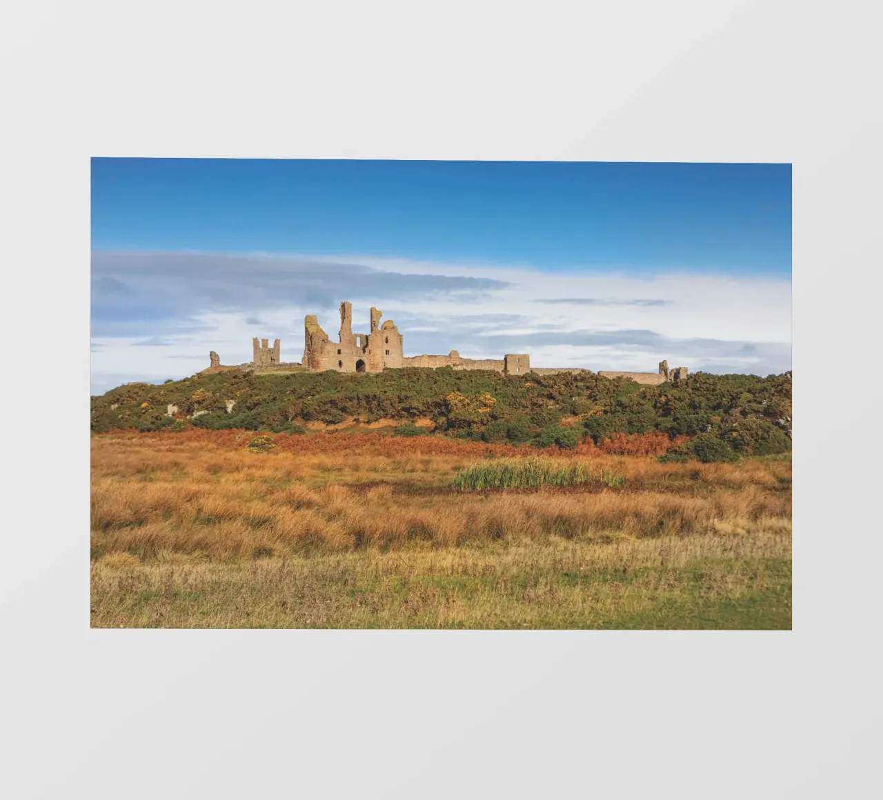Dunstanburgh Castle telo in pvc da Dave Hare Photography