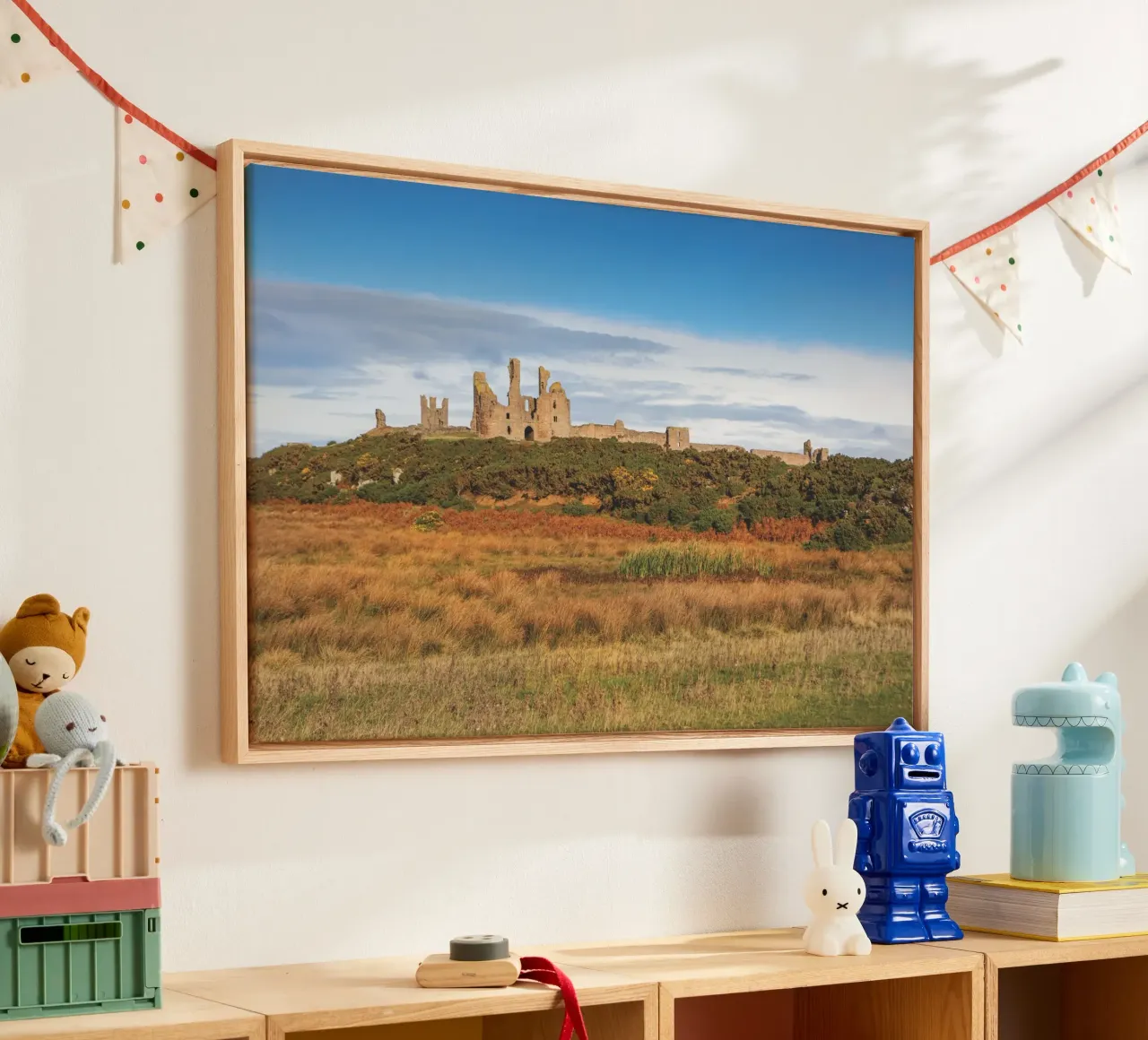 Dunstanburgh Castle tela da Dave Hare Photography