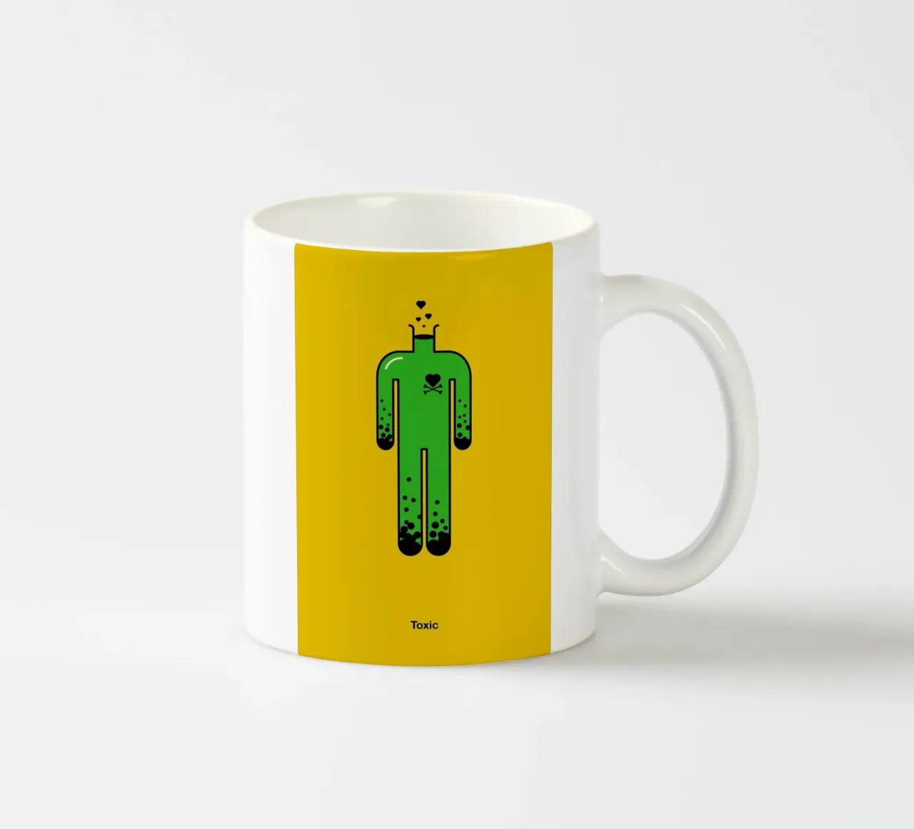 Toxic ceramic mug by Viktor Hertz