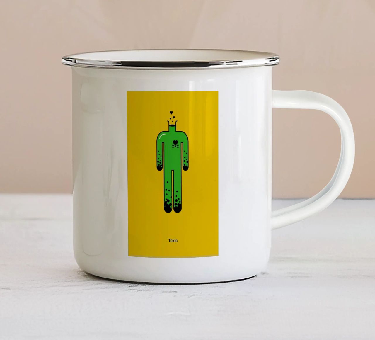 Toxic tazza in smalto da Viktor Hertz