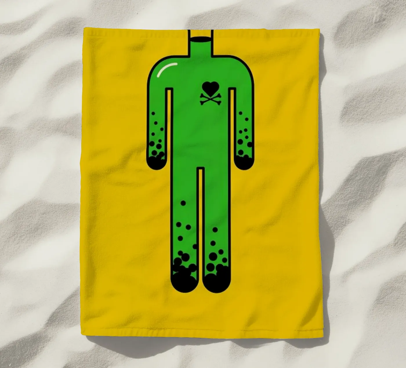 Toxic Strandtuch von Viktor Hertz