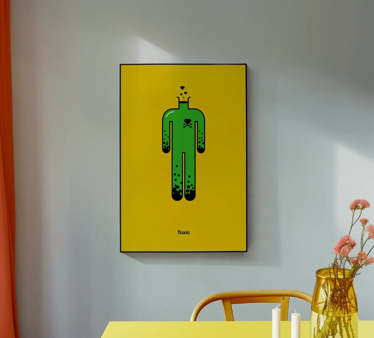 Toxic acrylic glass by Viktor Hertz