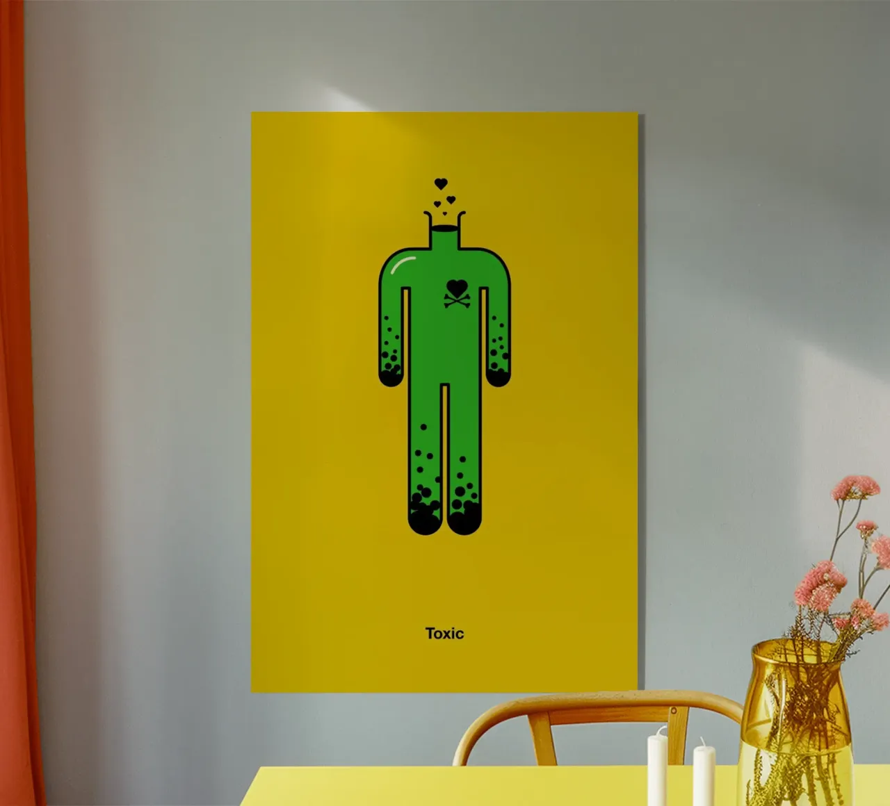 Toxic acrylic glass by Viktor Hertz