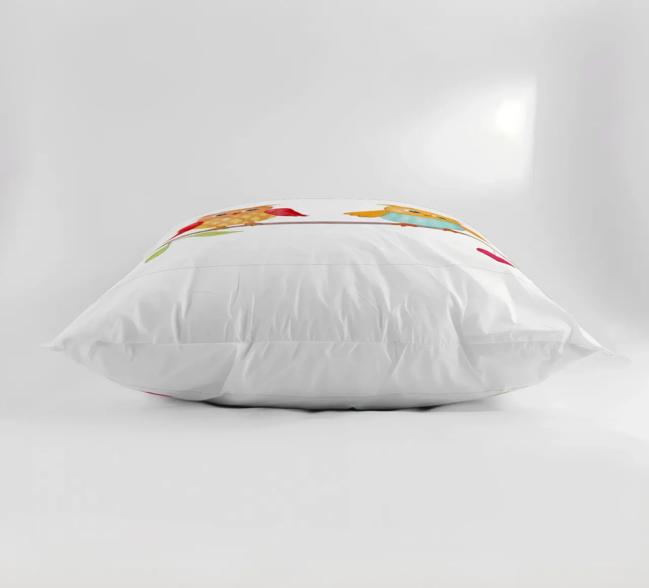 Eulen auf einem Zweig cuscino da Farbwelten