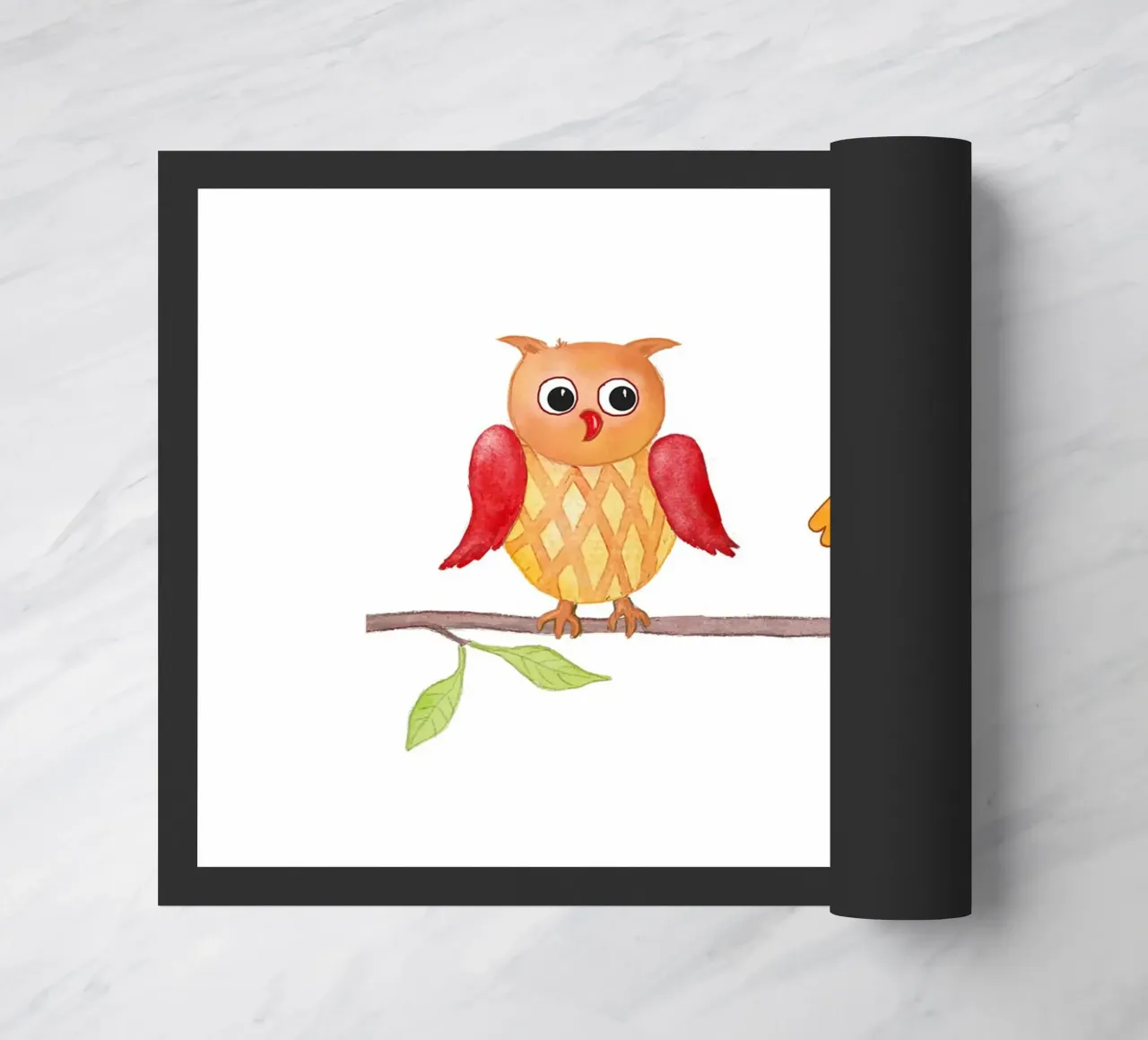 Eulen auf einem Zweig zerbino da Farbwelten