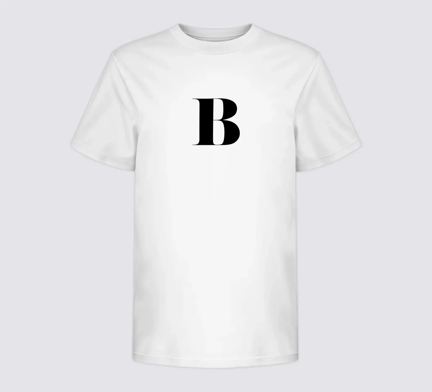 B kinder t-shirt van Mottos by Sinan Saydik