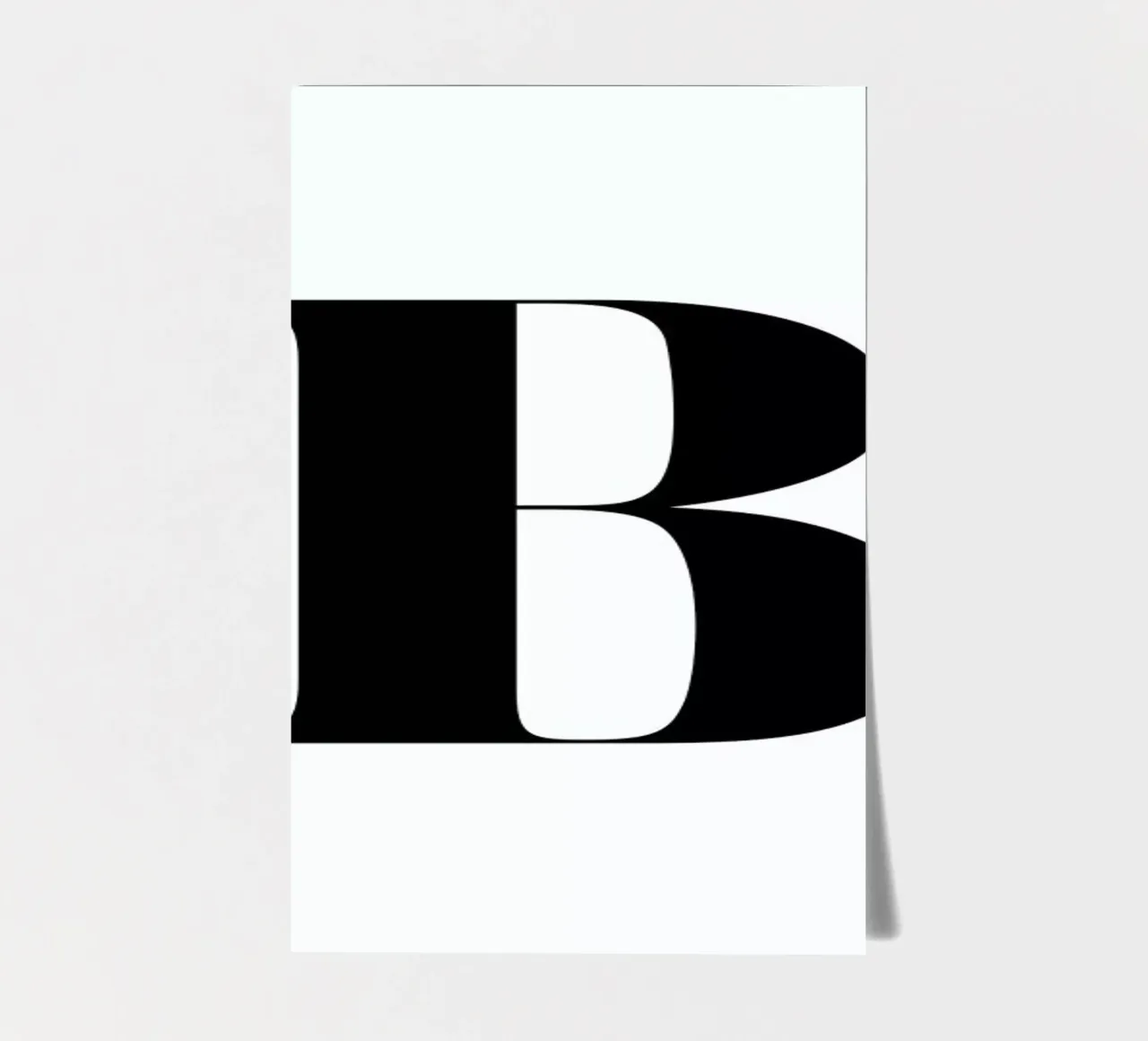 B sticker sheet by Mottos by Sinan Saydik