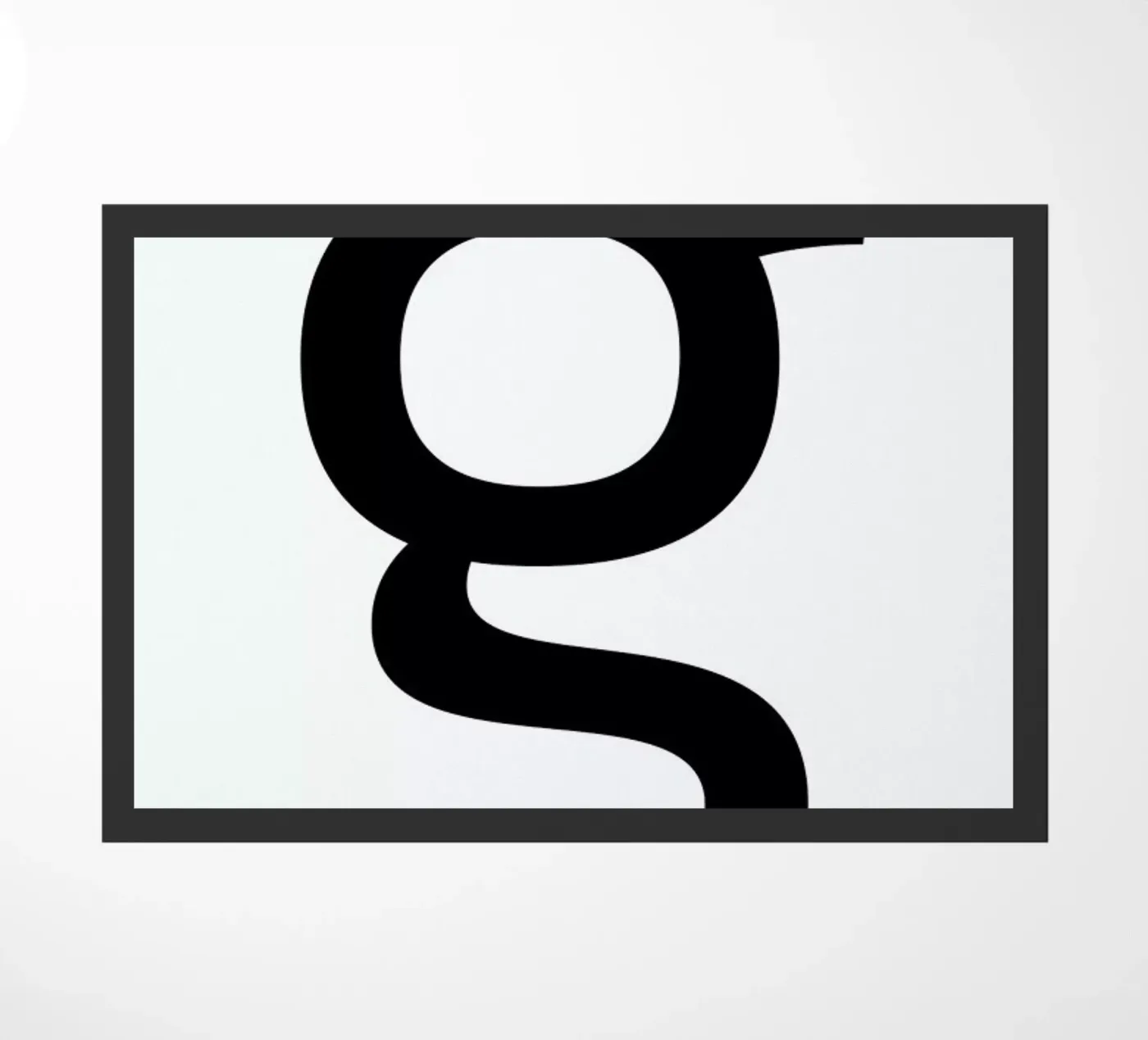 G doormat by petiteCAPS