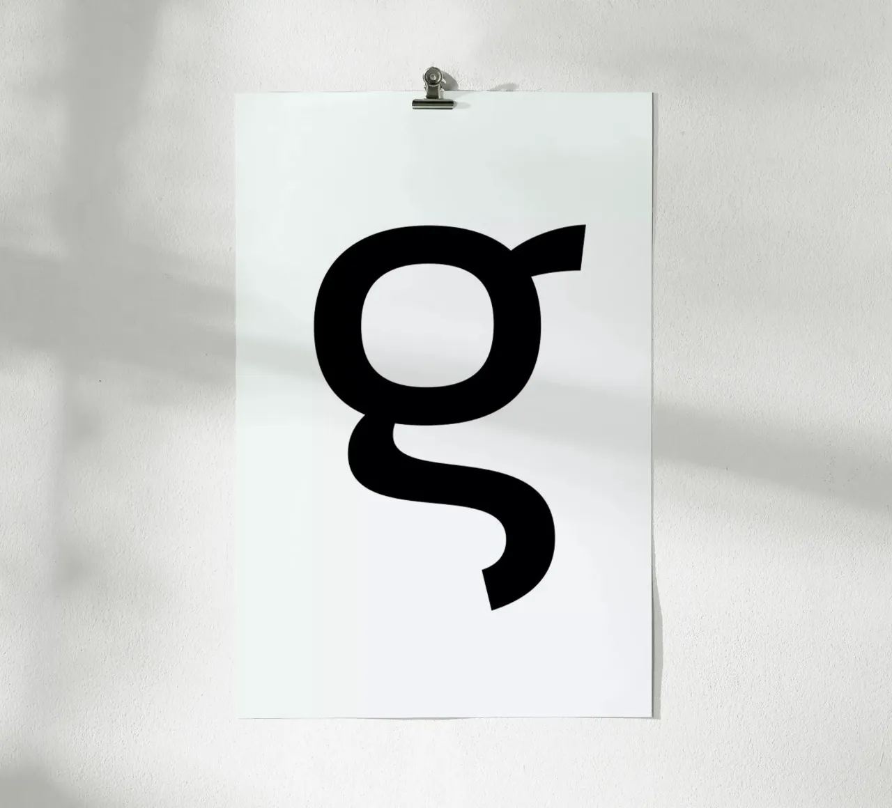 G poster con telaio in alluminio da petiteCAPS