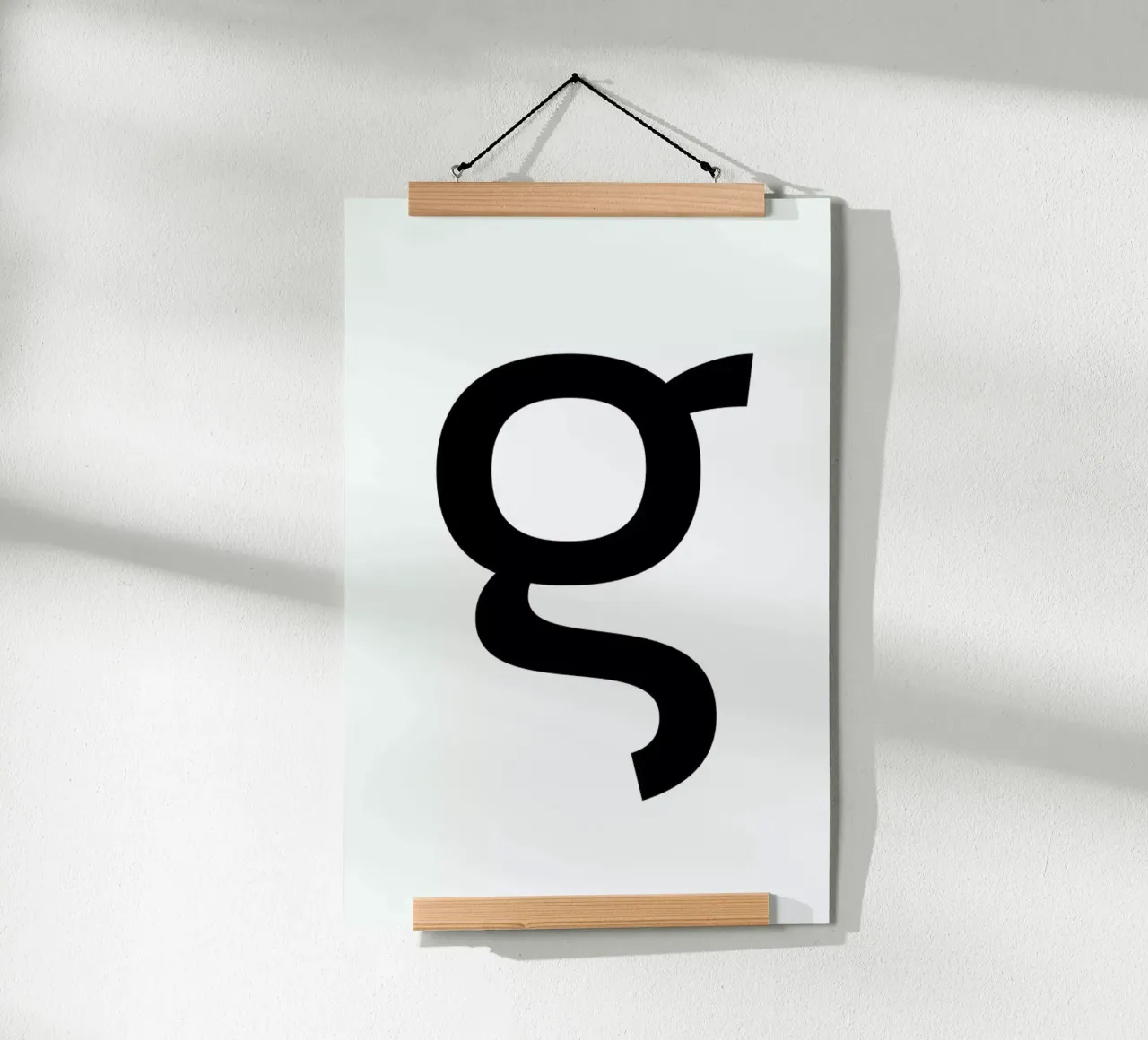 G poster con telaio in alluminio da petiteCAPS