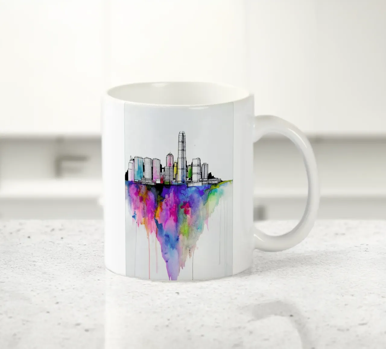 Monolith II tazza in ceramica da Marc Allante