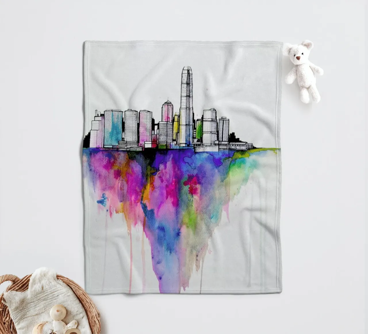 Monolith II coperta in pile da Marc Allante