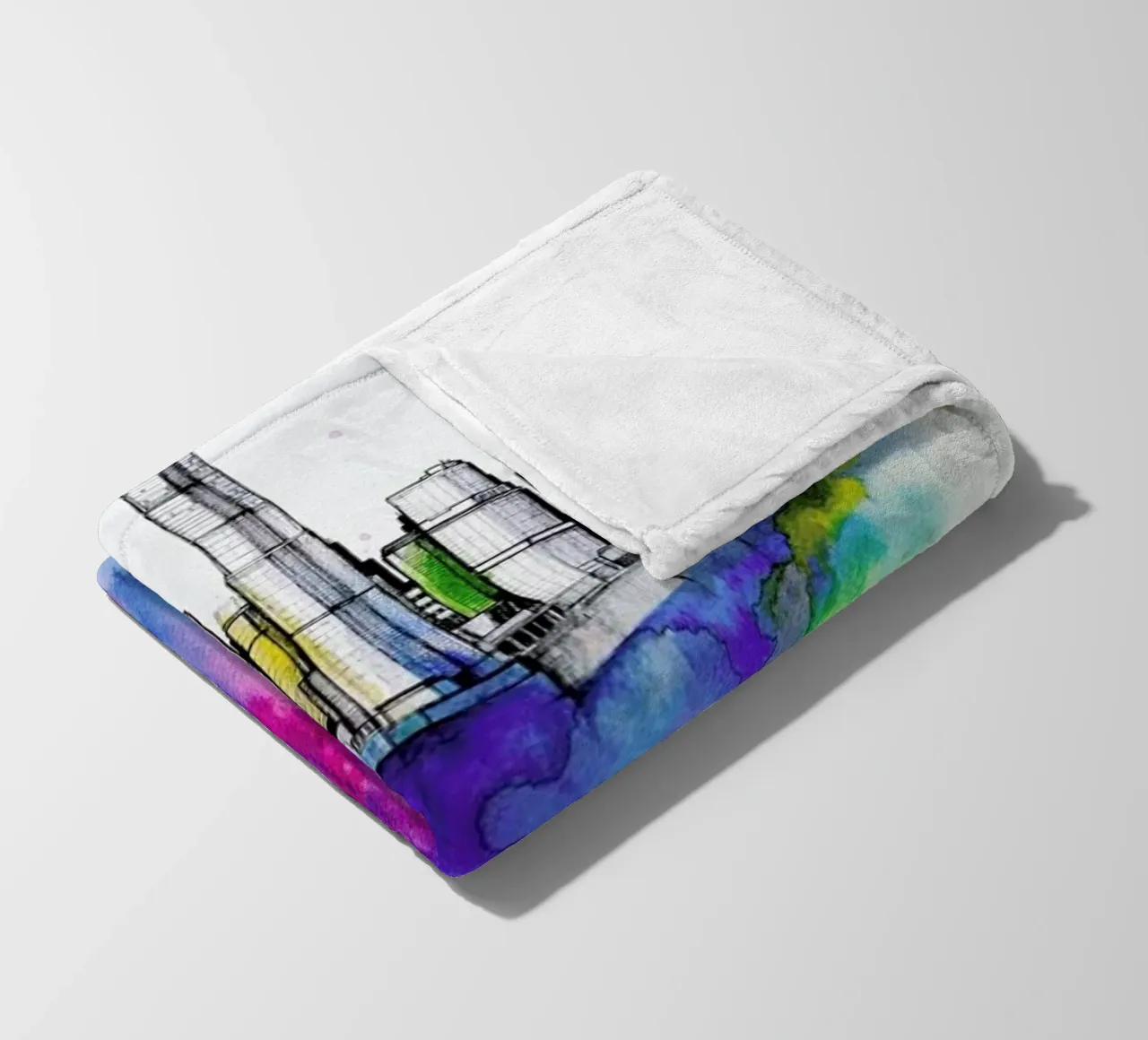 Monolith II coperta in pile da Marc Allante