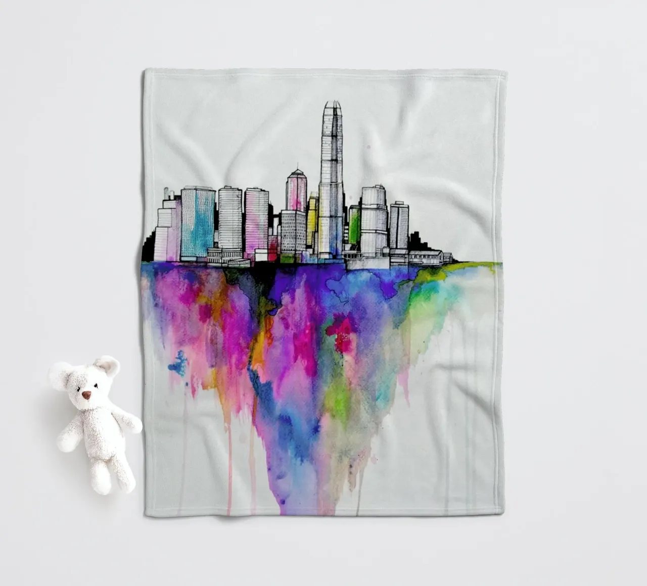 Monolith II coperta in pile da Marc Allante