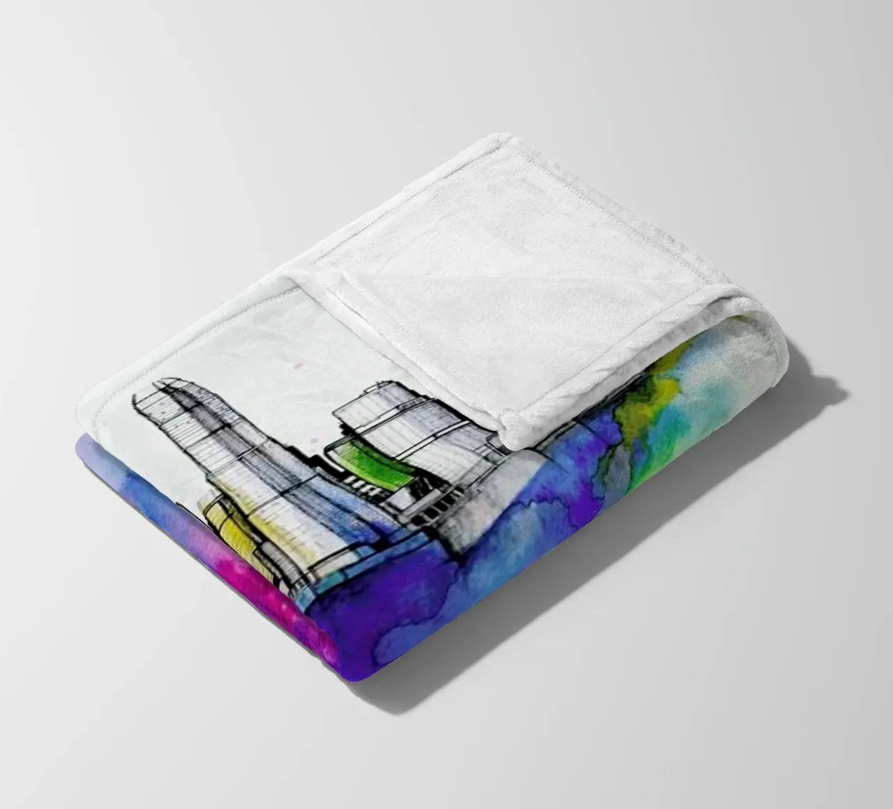 Monolith II coperta in pile da Marc Allante