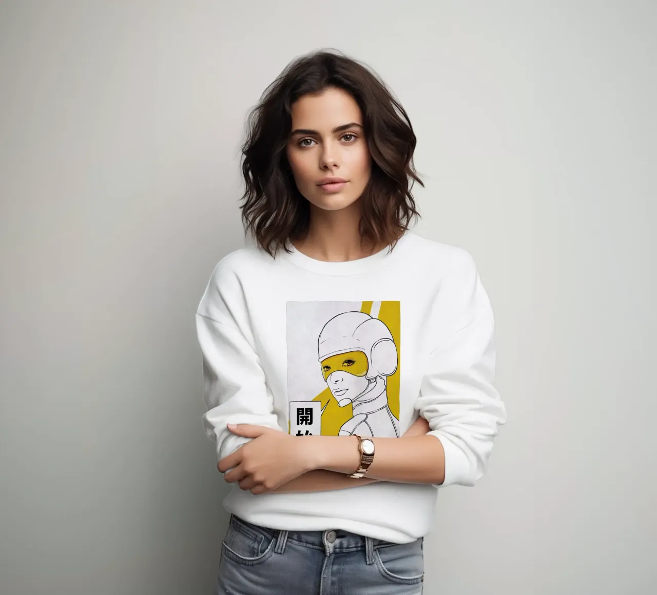 Start Sweatshirt von Kuba Gornowicz