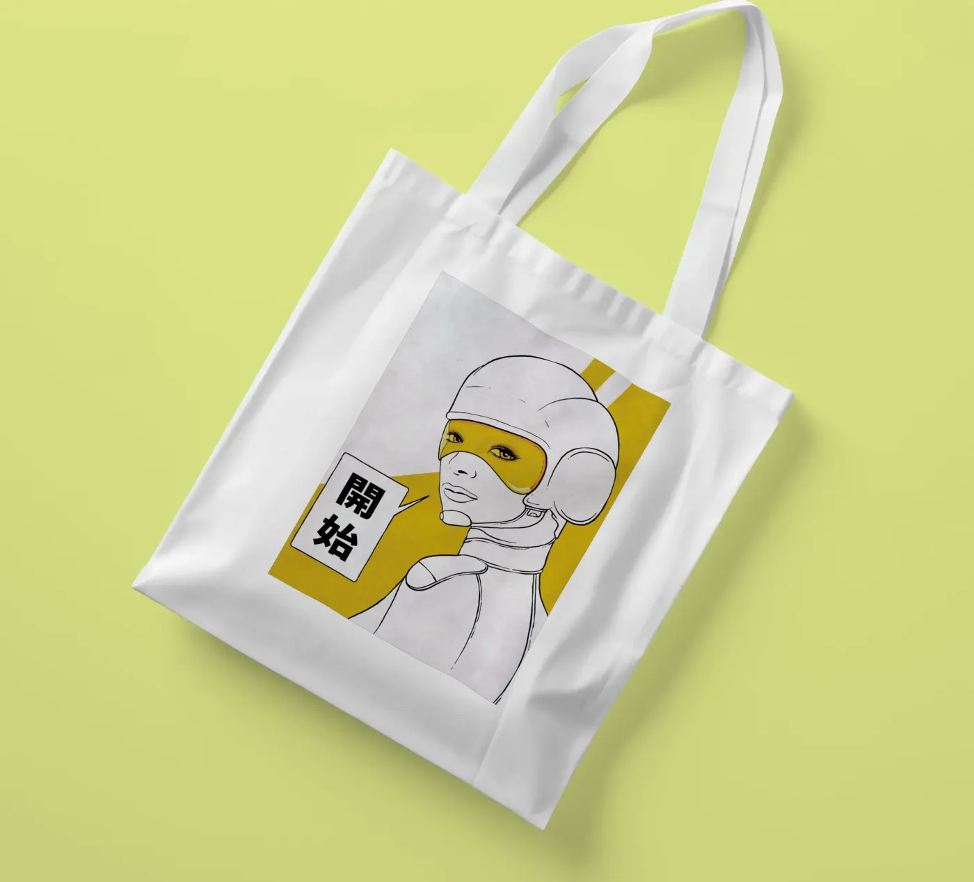Start tote bag by Kuba Gornowicz