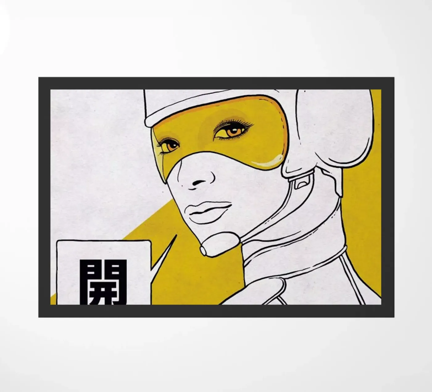 Start Fußmatte von Kuba Gornowicz