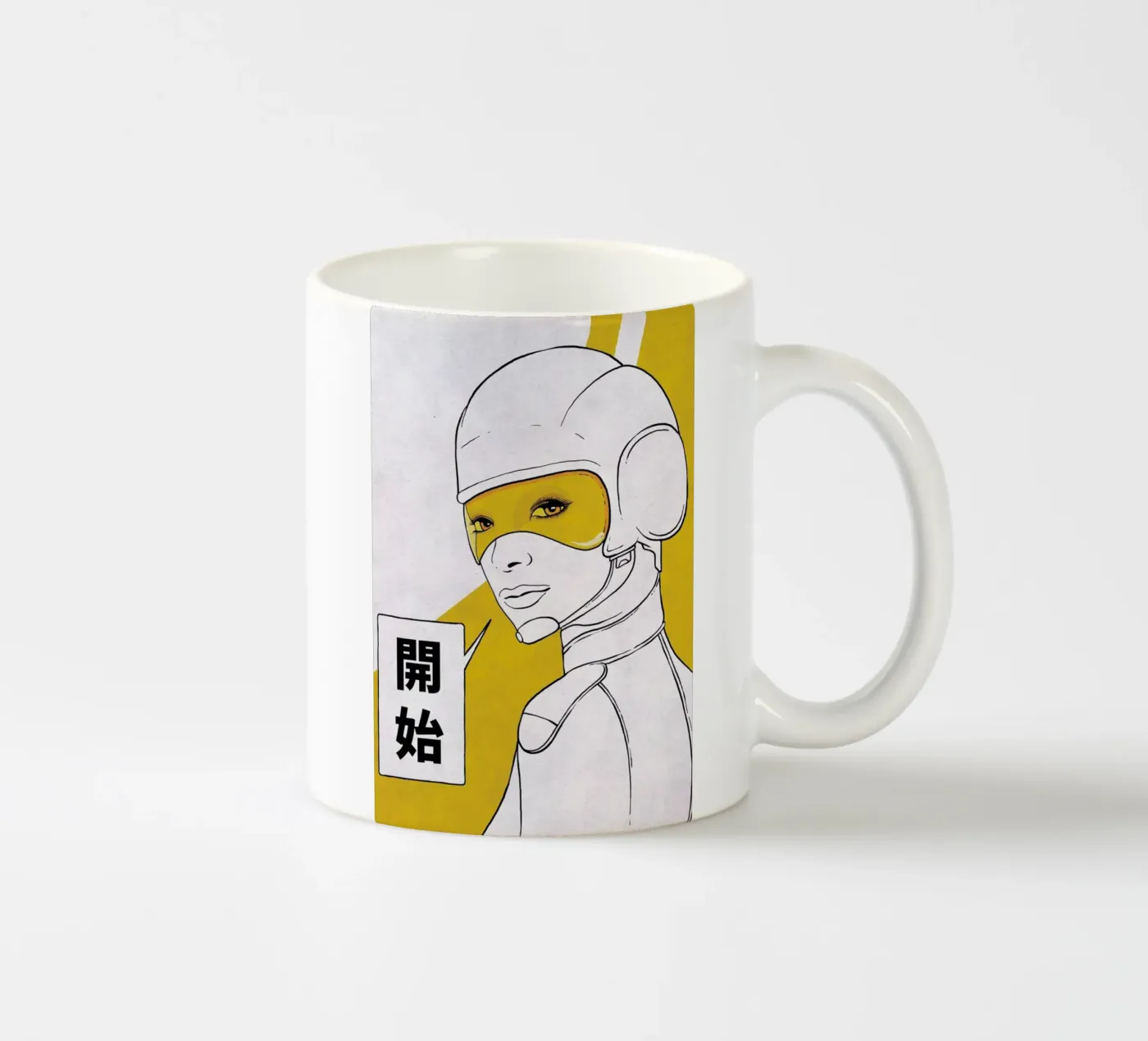 Start Keramik Tasse von Kuba Gornowicz