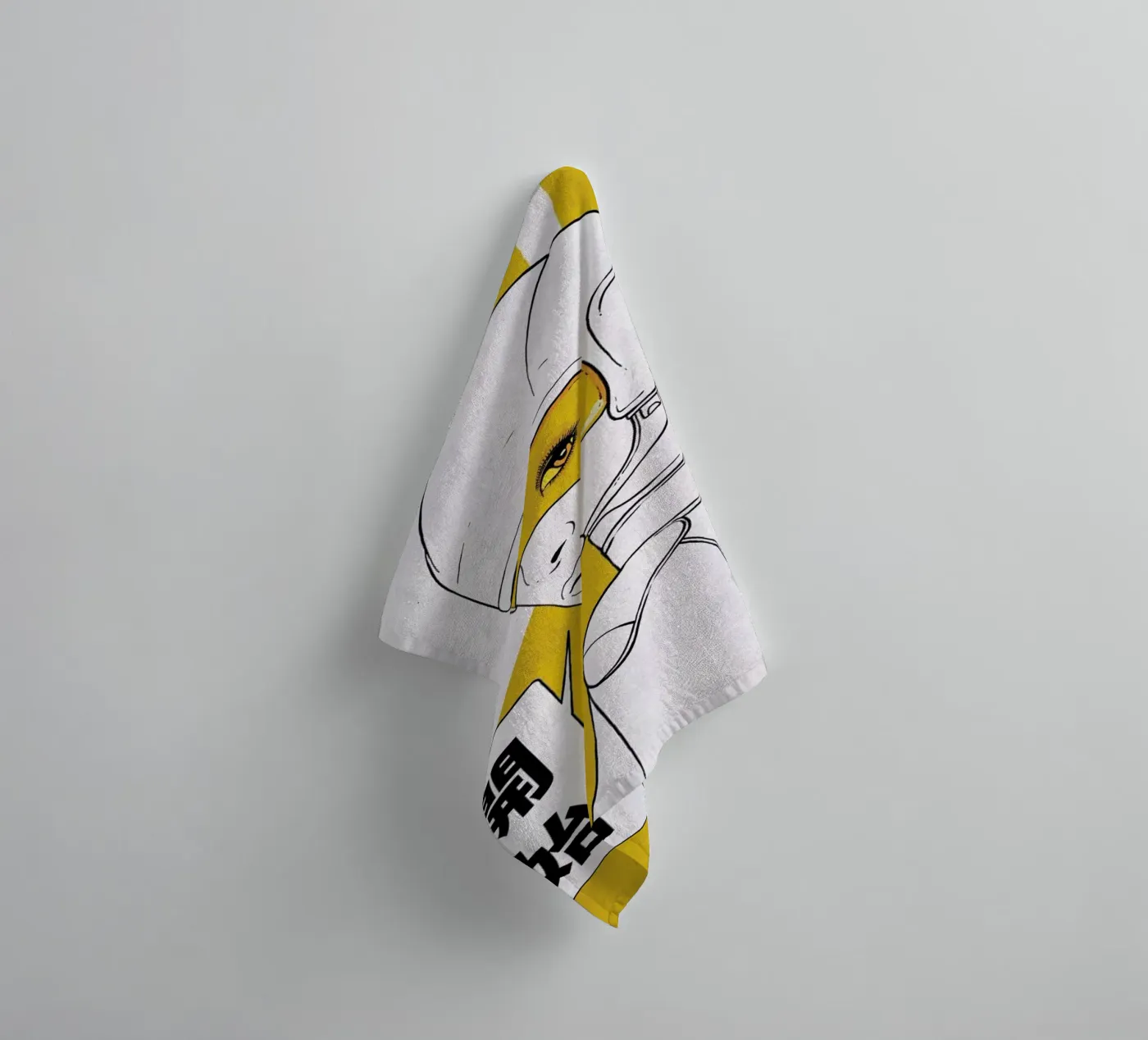 Start badhanddoek van Kuba Gornowicz