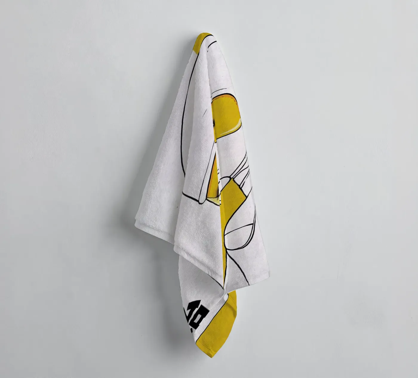 Start badhanddoek van Kuba Gornowicz