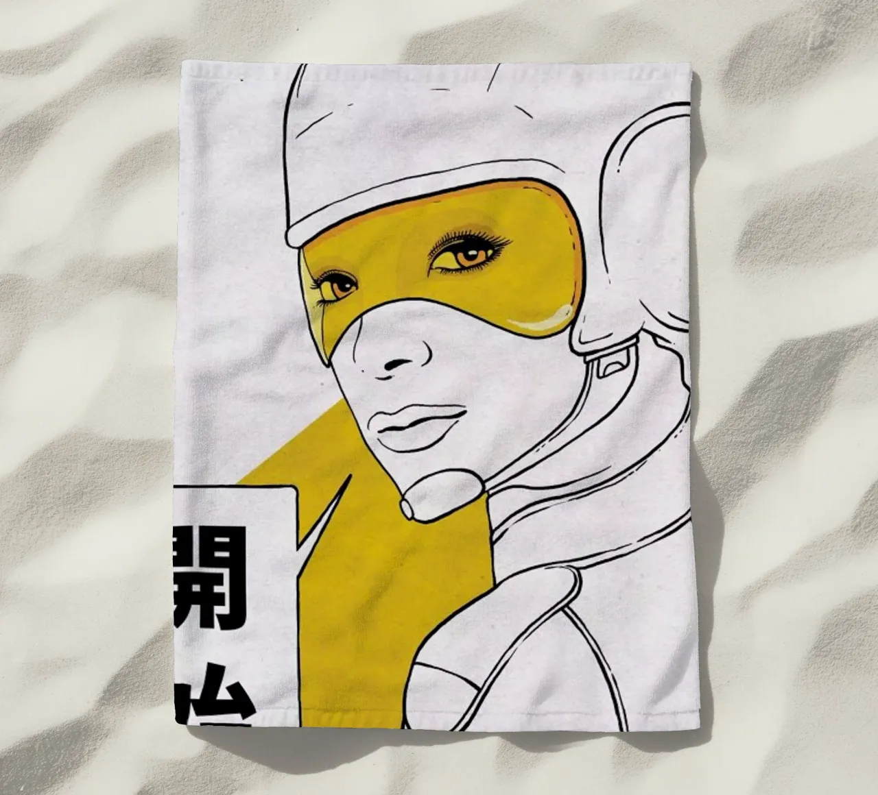 Start beach towel by Kuba Gornowicz