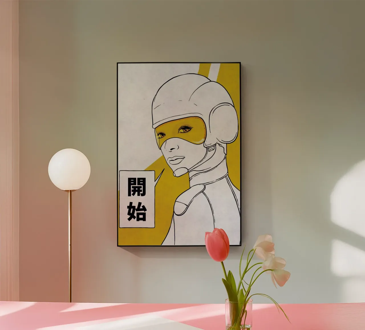 Start acrylic glass by Kuba Gornowicz