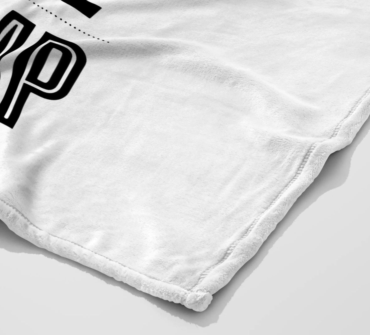 You Can't Always Wait for the Perfect Time Typografie Design fleece blanket by THE MOTIVATED TYPE
