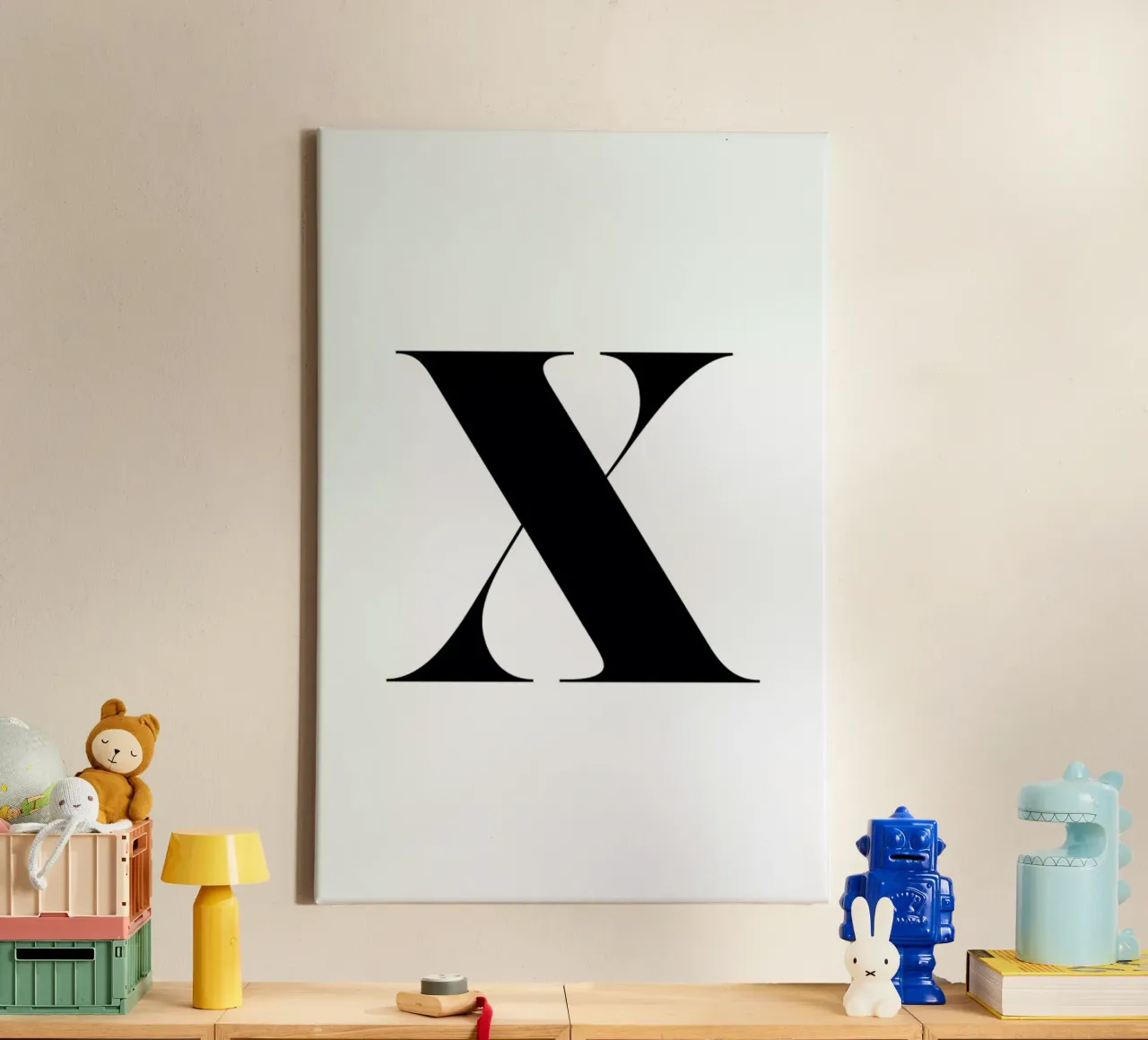 X canvas by Mottos by Sinan Saydik