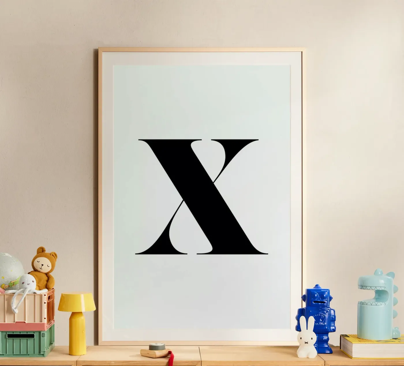 X poster van Mottos by Sinan Saydik