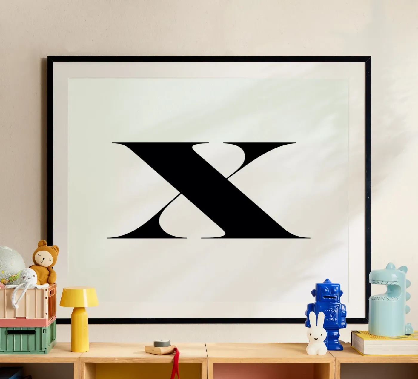 X poster van Mottos by Sinan Saydik