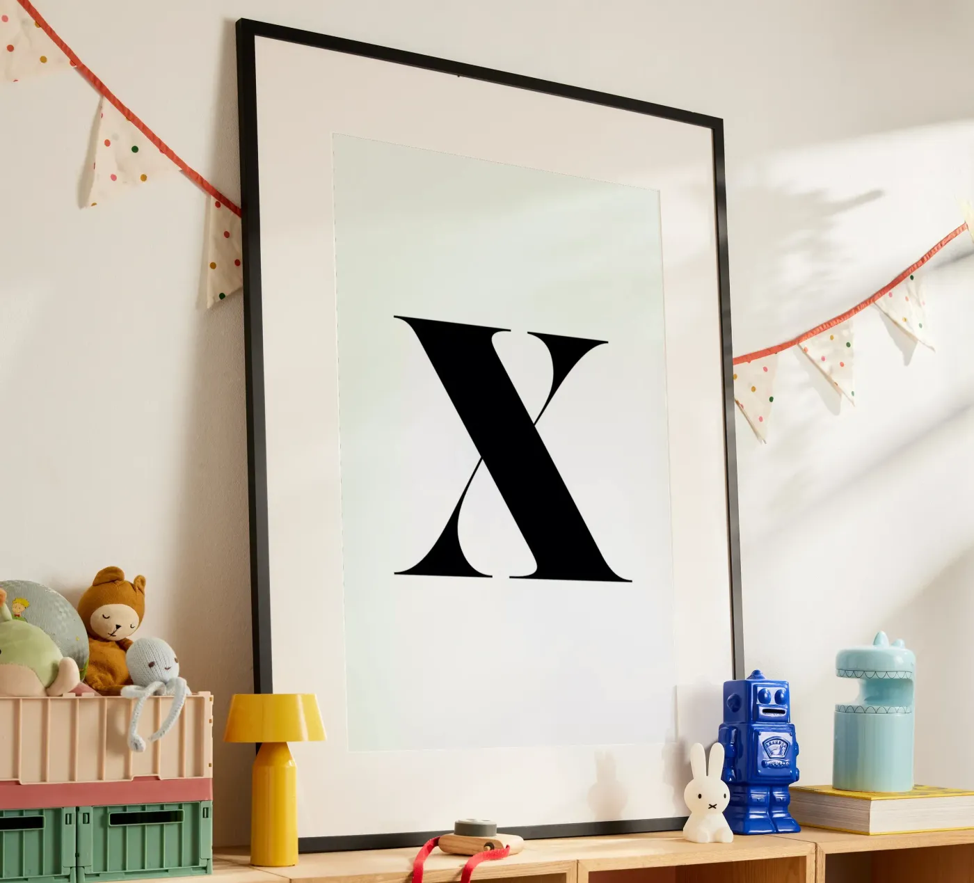 X poster van Mottos by Sinan Saydik