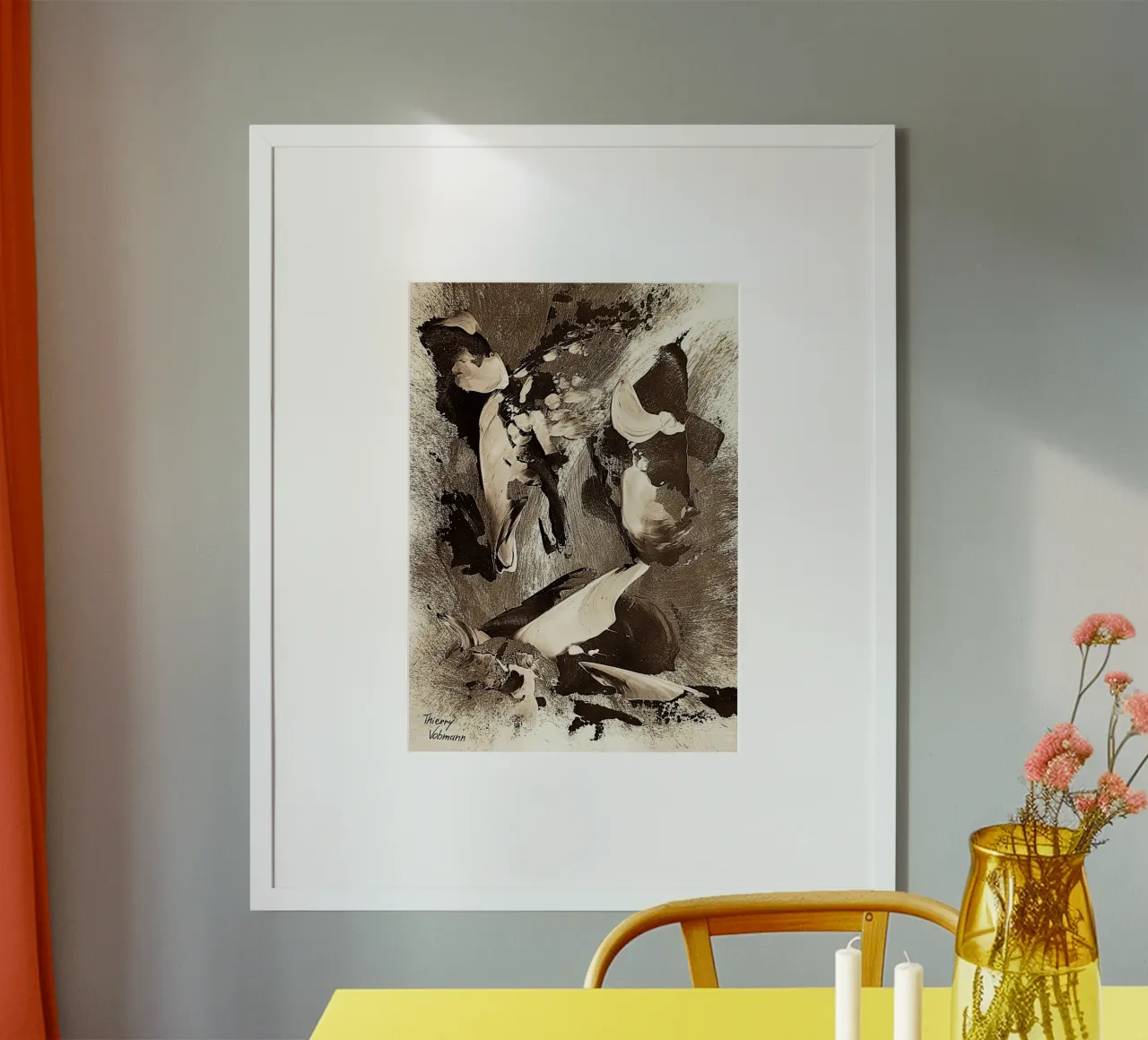 SEPIA 32 poster da Thierry Vobmann Abstract painting