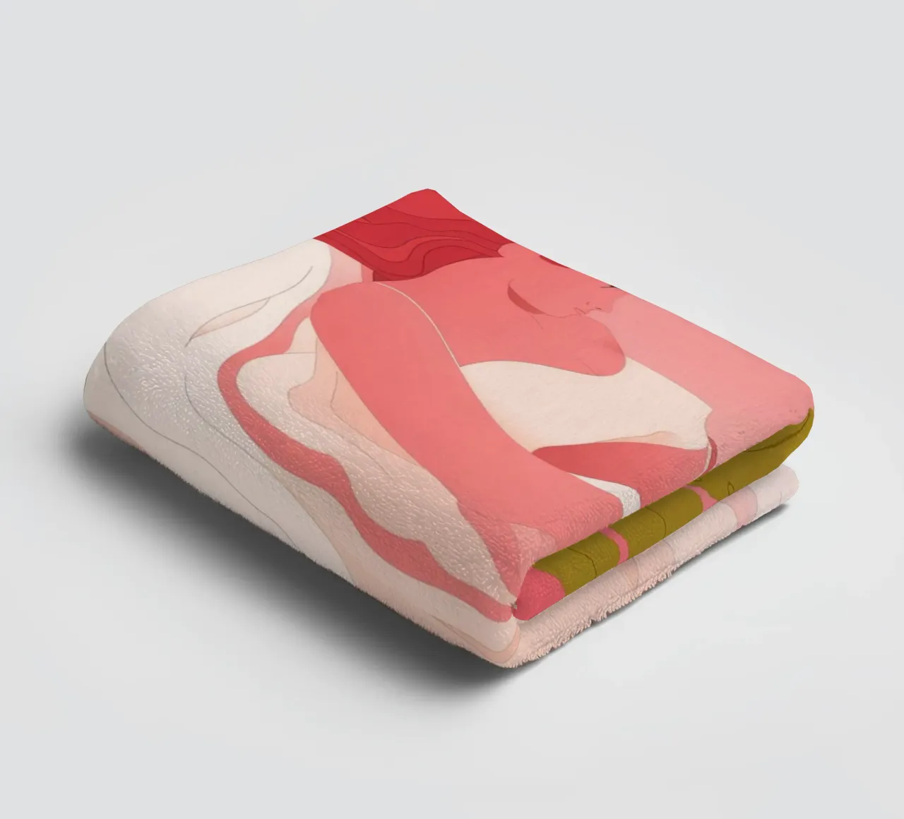 Serenata del sogno delle foglie asciugamano da bagno da Prism Palette
