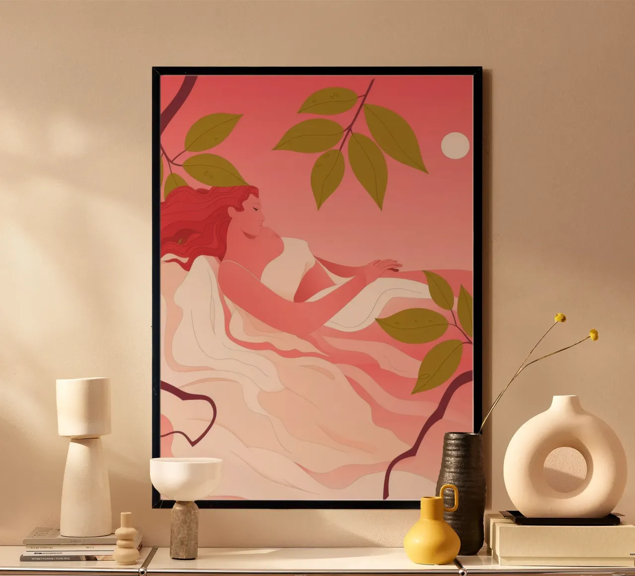 Serenata del sogno delle foglie poster da Prism Palette